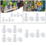 Maxbell Plant Propagation Bulbs with Suction Cup Hooks for Living Room Flowers Decor 2Pcs