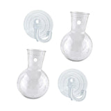 Maxbell Plant Propagation Bulbs with Suction Cup Hooks for Living Room Flowers Decor 2Pcs