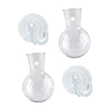 Maxbell Plant Propagation Bulbs with Suction Cup Hooks for Living Room Flowers Decor 2Pcs