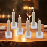 Maxbell 6Pcs Votive Candle Holder Tealight Candle Holder Cup for Birthday Party Home