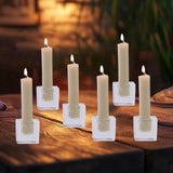 Maxbell 6Pcs Votive Candle Holder Tealight Candle Holder Cup for Birthday Party Home