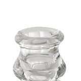 Maxbell 6 Pieces Tea Light Holder Clear Tealight Cups Holder for Ceremony Table