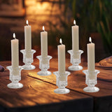 Maxbell 6x Tea Light Holder Taper Candle Holders for Ceremony Wedding Birthday Party
