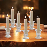 Maxbell 6x Tea Light Holder Taper Candle Holders for Ceremony Wedding Birthday Party