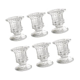 Maxbell 6x Tea Light Holder Taper Candle Holders for Ceremony Wedding Birthday Party