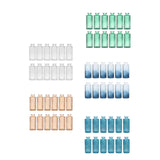 Maxbell 12Pcs Glass Bud Vases Mini Flower Vases for Indoor Outdoor Shelf Living Room Clear