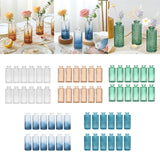 Maxbell 12Pcs Glass Bud Vases Mini Flower Vases for Indoor Outdoor Shelf Living Room Clear