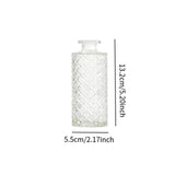 Maxbell 12Pcs Glass Bud Vases Mini Flower Vases for Indoor Outdoor Shelf Living Room Clear