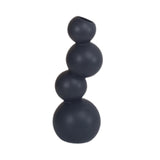 Maxbell Ceramic Flower Vase Modern Elegant Artistic Vase for Dinner Table Party Desk L black