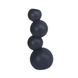 Maxbell Ceramic Flower Vase Modern Elegant Artistic Vase for Dinner Table Party Desk L black