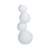 Maxbell Ceramic Flower Vase Modern Elegant Artistic Vase for Dinner Table Party Desk L white