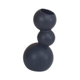 Maxbell Ceramic Flower Vase Modern Elegant Artistic Vase for Dinner Table Party Desk S black