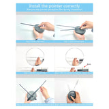 Maxbell Clock Movement Clocks Repair Parts Sturdy DIY Clocks Accessories Replacement Black