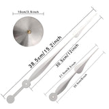 Maxbell Clock Movement Clocks Repair Parts Sturdy DIY Clocks Accessories Replacement Silver