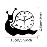 Maxbell Desk Clock Quiet Cartoon Decorative Table Clock for Indoor Bedroom Fireplace