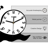 Maxbell Desk Clock Quiet Cartoon Decorative Table Clock for Indoor Bedroom Fireplace