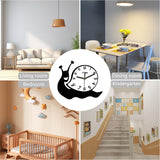 Maxbell Desk Clock Quiet Cartoon Decorative Table Clock for Indoor Bedroom Fireplace