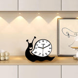 Maxbell Desk Clock Quiet Cartoon Decorative Table Clock for Indoor Bedroom Fireplace