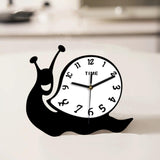 Maxbell Desk Clock Quiet Cartoon Decorative Table Clock for Indoor Bedroom Fireplace