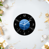Maxbell Wall Clock 30cm Easy to Read Minimalism Silent for Restaurant Office Bar Sea Picture