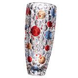 Maxbell Glass Flower Vase Art Vase Bud Vase Flower Arrangement for Mantel Desk Shelf M