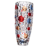 Maxbell Glass Flower Vase Art Vase Bud Vase Flower Arrangement for Mantel Desk Shelf M