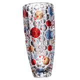 Maxbell Glass Flower Vase Art Vase Bud Vase Flower Arrangement for Mantel Desk Shelf M