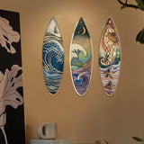 Maxbell 3 Pieces Wall Hanging Signs Summer Ornaments for Festival Farmhouse Tea Room