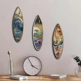 Maxbell 3 Pieces Wall Hanging Signs Summer Ornaments for Festival Farmhouse Tea Room