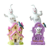 Maxbell Ghost Figurine Halloween Decoration for Fireplace Entrance Table Centerpiece House
