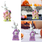 Maxbell Ghost Figurine Halloween Decoration for Fireplace Entrance Table Centerpiece House