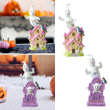 Maxbell Ghost Figurine Halloween Decoration for Fireplace Entrance Table Centerpiece House