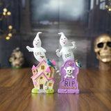 Maxbell Ghost Figurine Halloween Decoration for Fireplace Entrance Table Centerpiece House