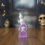 Maxbell Ghost Figurine Halloween Decoration for Fireplace Entrance Table Centerpiece Tombstone
