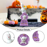 Maxbell Ghost Figurine Halloween Decoration for Fireplace Entrance Table Centerpiece Tombstone