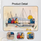Maxbell Metal Sailboat Wall Decor Simple Hanging Plaque for Cafe Study Room Festival
