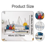 Maxbell Metal Sailboat Wall Decor Simple Hanging Plaque for Cafe Study Room Festival
