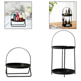 Maxbell Desktop Storage Rack Sturdy Cosmetic Display Holder for Home Countertop Dorm Single Layer