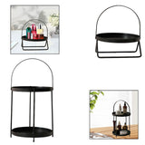 Maxbell Desktop Storage Rack Sturdy Cosmetic Display Holder for Home Countertop Dorm Single Layer