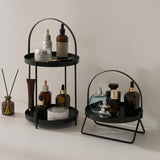 Maxbell Desktop Storage Rack Sturdy Cosmetic Display Holder for Home Countertop Dorm Single Layer