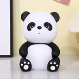 Maxbell Panda Statue Money Bank for Girls Decor Cute Piggy Bank for Cafe Office Gift