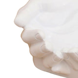 Maxbell Hand Shaped Jewelry Tray Simple Trinket Tray for Bracelets Earrings Necklace white