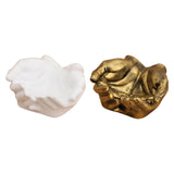 Maxbell Hand Shaped Jewelry Tray Simple Trinket Tray for Bracelets Earrings Necklace white