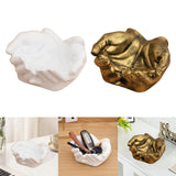 Maxbell Hand Shaped Jewelry Tray Simple Trinket Tray for Bracelets Earrings Necklace white