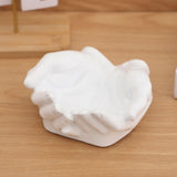 Maxbell Hand Shaped Jewelry Tray Simple Trinket Tray for Bracelets Earrings Necklace white