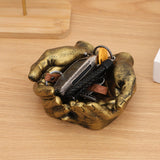 Maxbell Hand Shaped Jewelry Tray Simple Trinket Tray for Bracelets Earrings Necklace Bronze