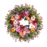Maxbell Spring Wreath for Front Door Round Home Decor for Celebration Outside Window
