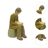 Maxbell Family Figurines Art Crafts Decorative Keepsake for Bedroom Home Living Room New Dad