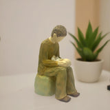 Maxbell Family Figurines Art Crafts Decorative Keepsake for Bedroom Home Living Room New Dad