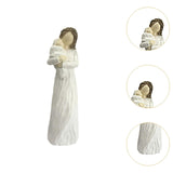 Maxbell Family Figurines Art Crafts Decorative Keepsake for Bedroom Home Living Room New Mom